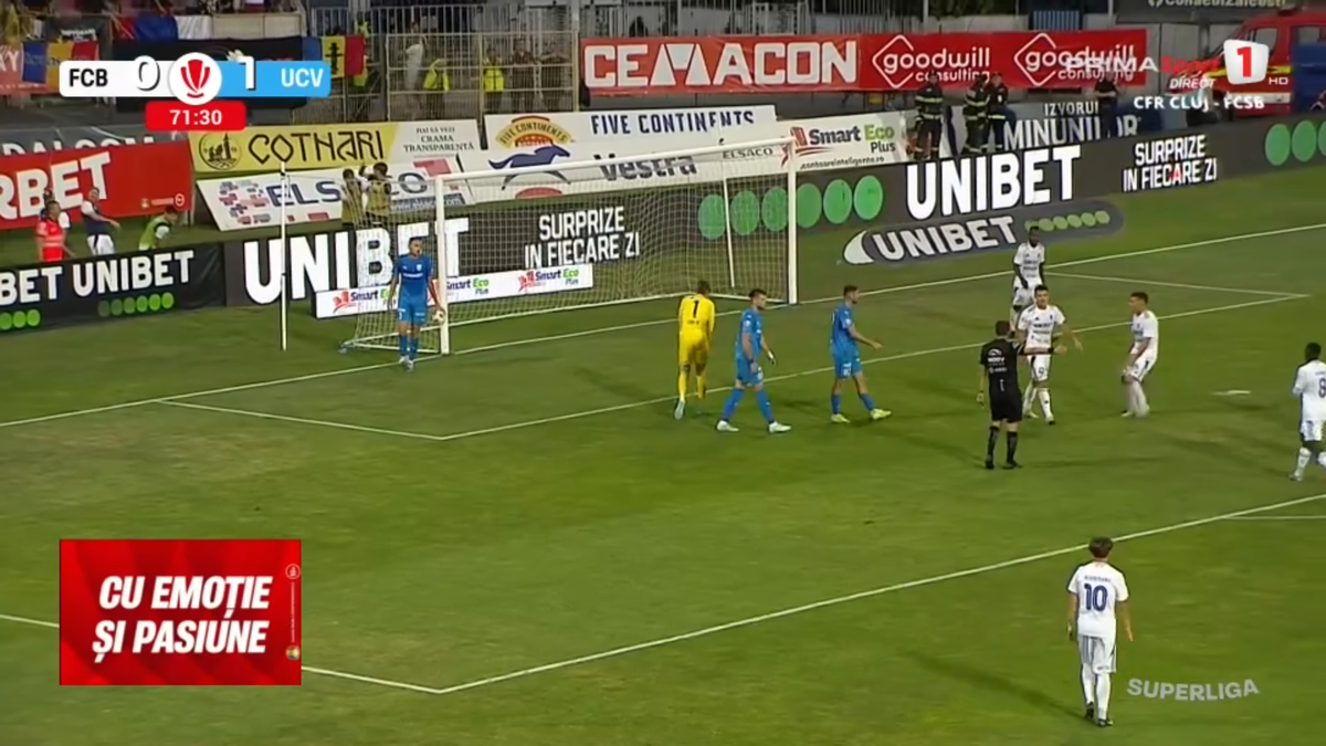 Gol Hervin Ogenda în FC Botoșani - Universitatea Craiova