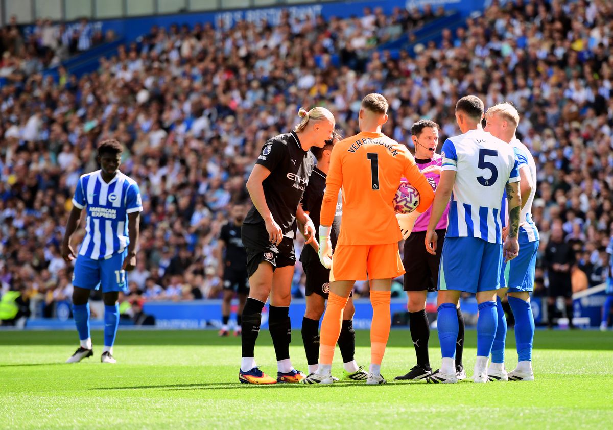 Manchester City a fost „electrocutată” și de Brighton! Guardiola, întors de la 1-0
