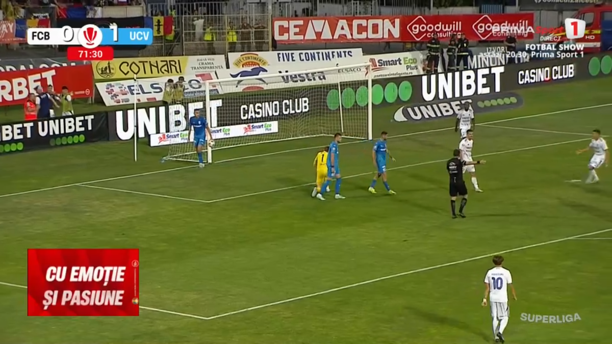 Gol Hervin Ogenda în FC Botoșani - Universitatea Craiova