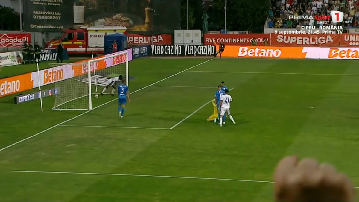 Gol Hervin Ogenda în FC Botoșani - Universitatea Craiova