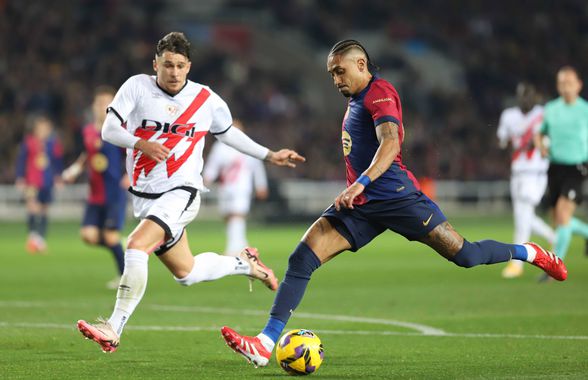 Andrei Rațiu și Rayo Vallecano, egalii Barcelonei în La Liga » Românul, ocazie monumentală la 0-0