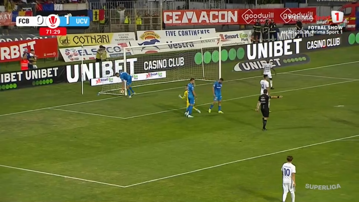 Gol Hervin Ogenda în FC Botoșani - Universitatea Craiova