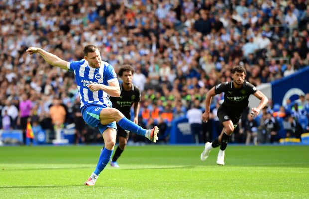Manchester City a fost „electrocutată” și de Brighton! Guardiola, întors de la 1-0