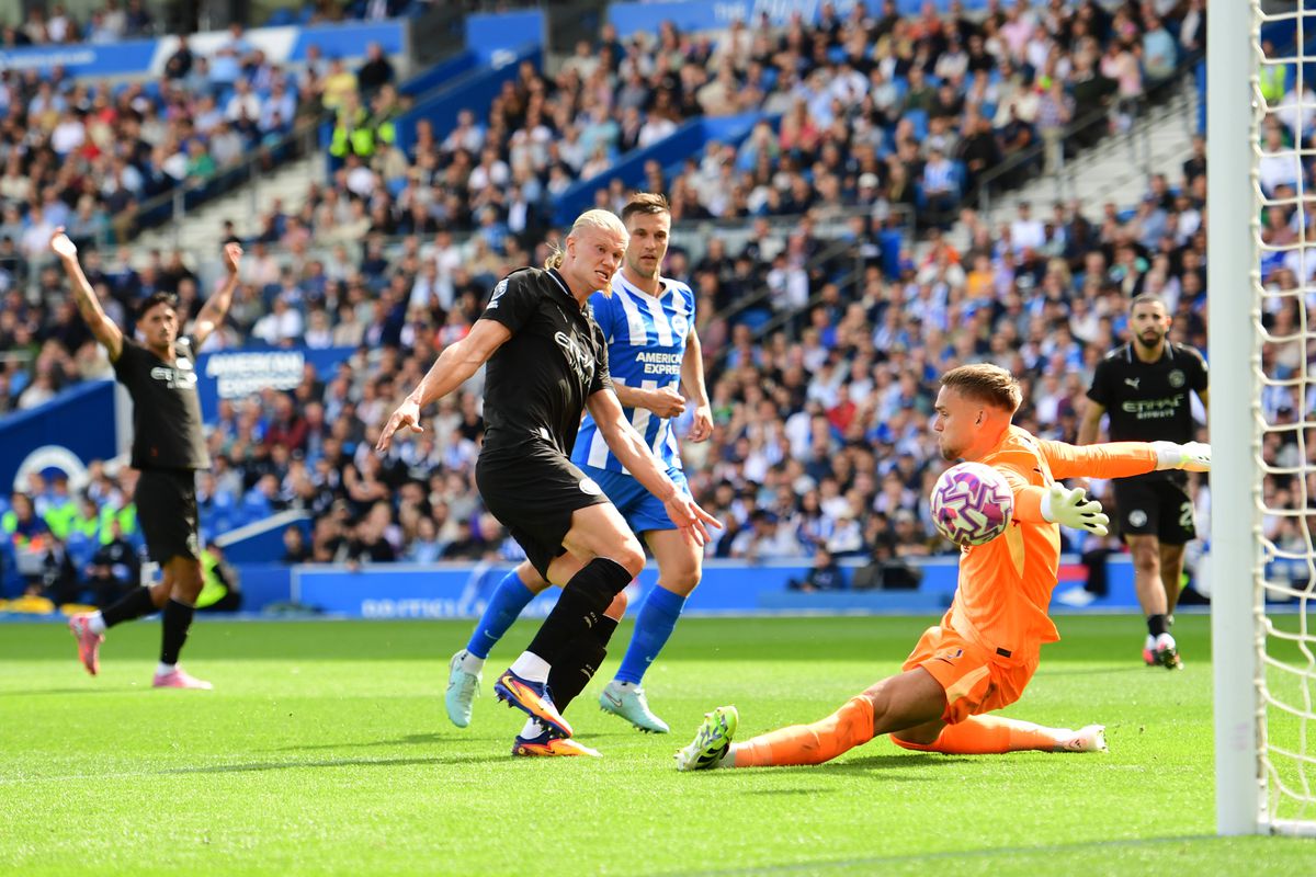 Manchester City a fost „electrocutată” și de Brighton! Guardiola, întors de la 1-0
