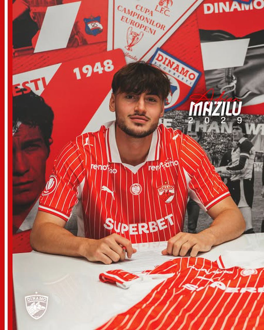 Adrian Mazilu a fost prezentat oficial la Dinamo Adrian Mazilu a fost prezentat oficial la Dinamo! Ce număr va purta