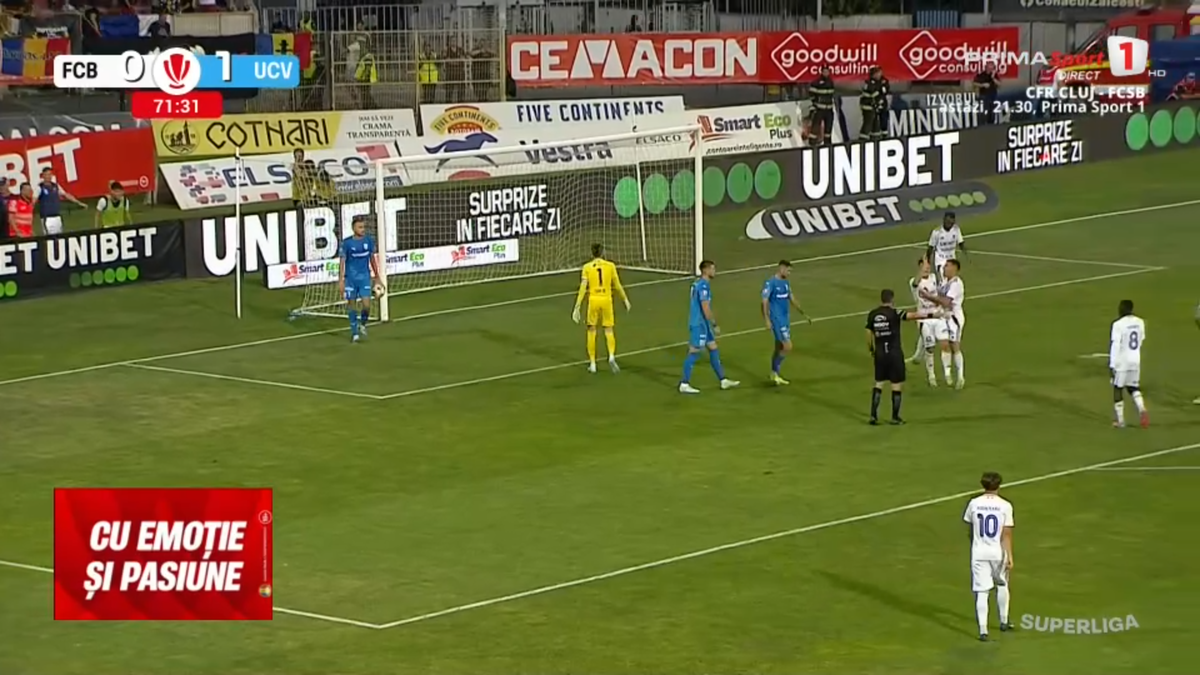 Gol Hervin Ogenda în FC Botoșani - Universitatea Craiova