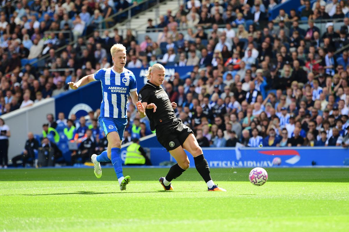 Manchester City a fost „electrocutată” și de Brighton! Guardiola, întors de la 1-0