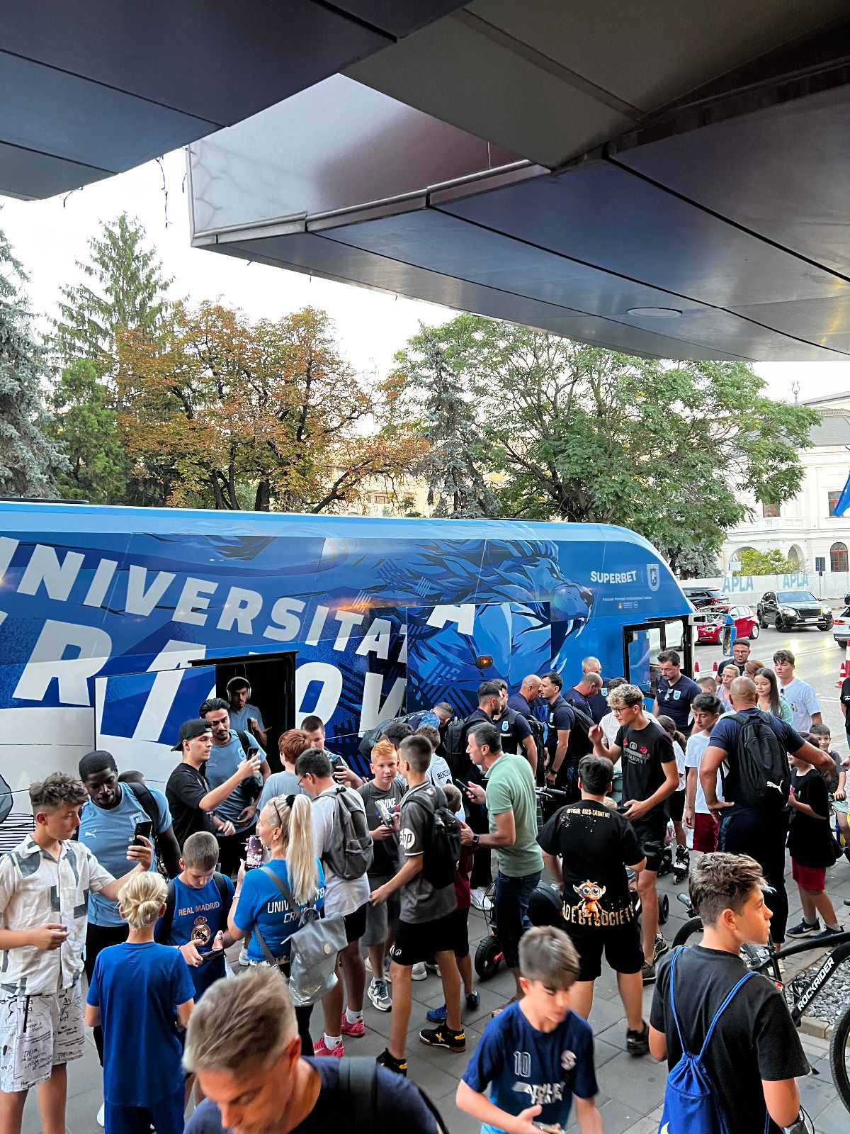 U Craiova, sosire la Botoșani