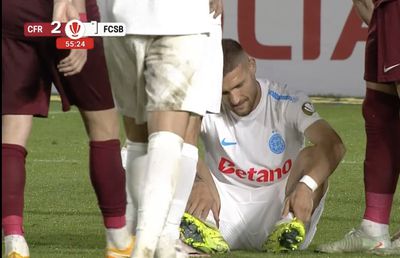 Daniel Bîrligea s-a accidentat în CFR Cluj - FCSB
