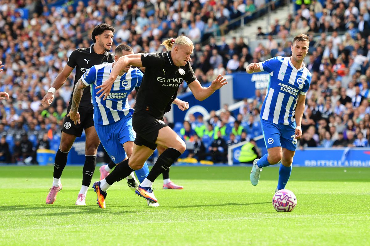 Manchester City a fost „electrocutată” și de Brighton! Guardiola, întors de la 1-0