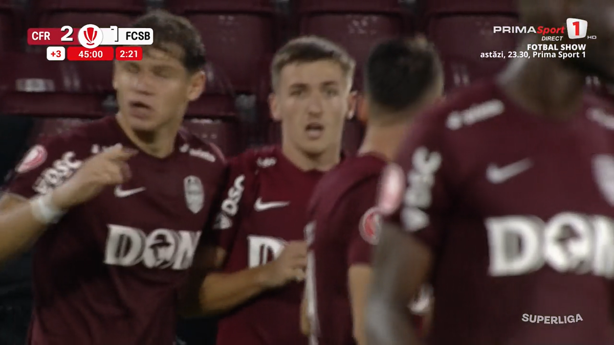 Cristi Balaj a luat cartonașul roșu în CFR Cluj - FCSB » Motivul pentru care a fost eliminat