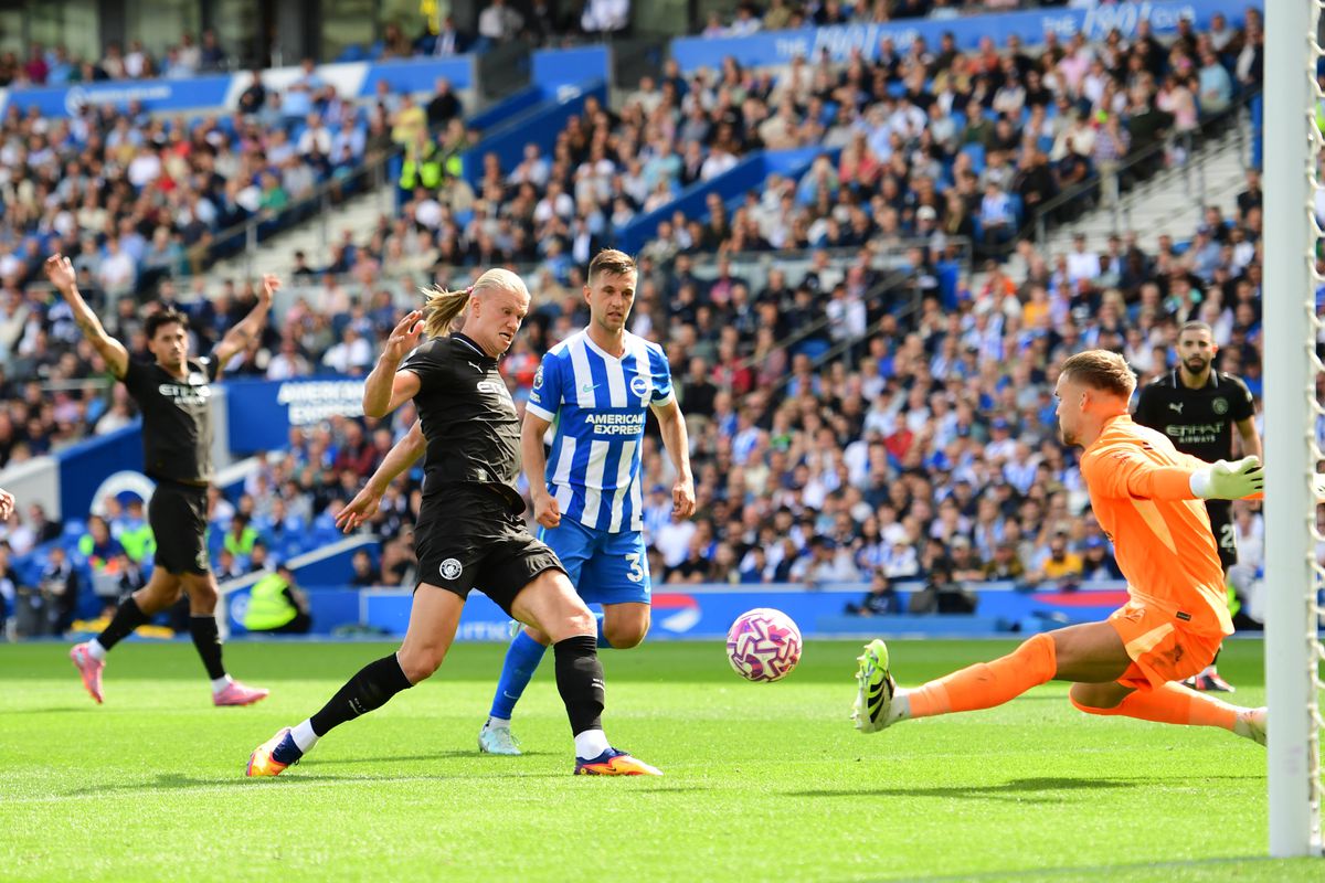 Manchester City a fost „electrocutată” și de Brighton! Guardiola, întors de la 1-0