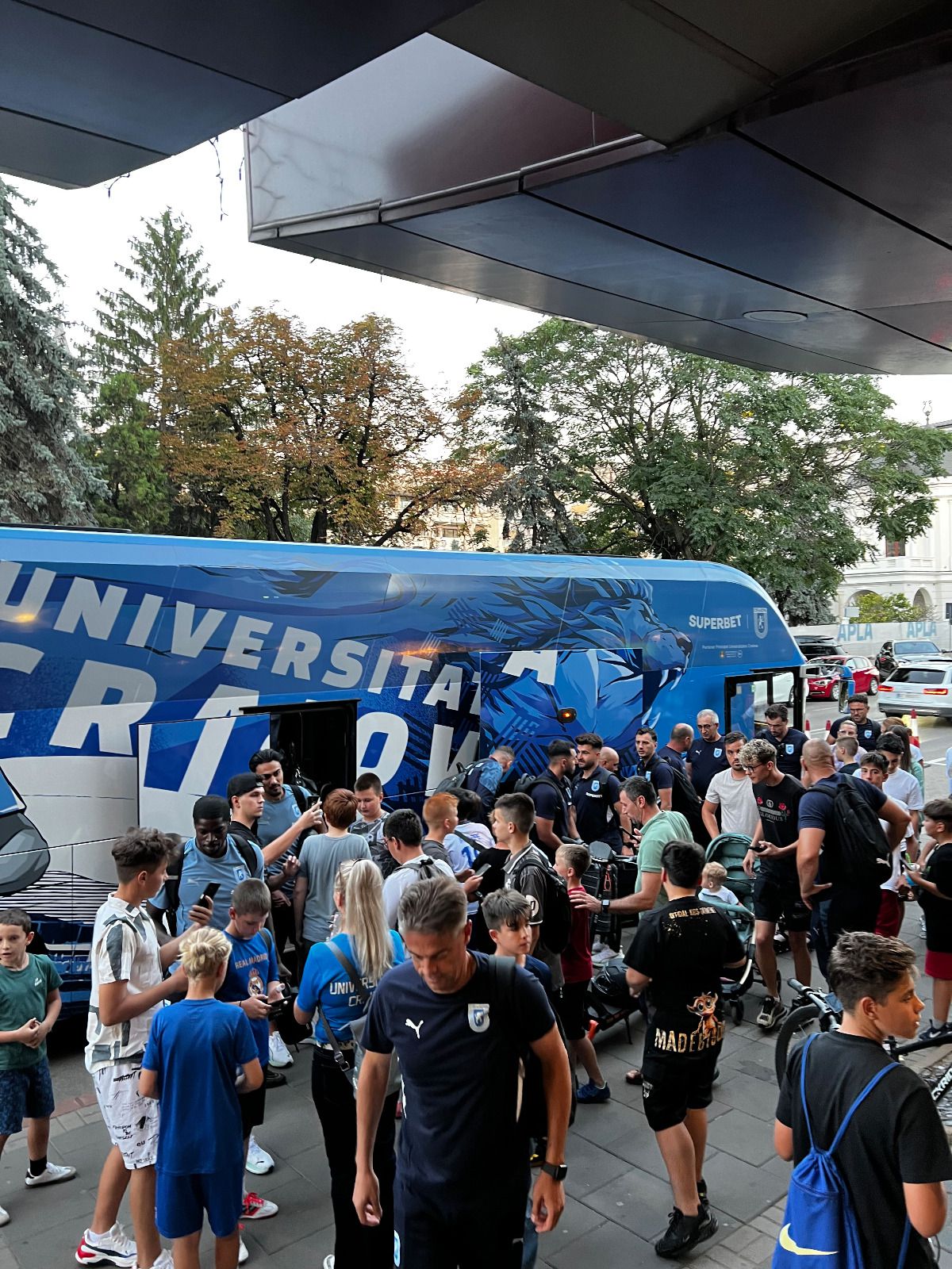 U Craiova, sosire la Botoșani