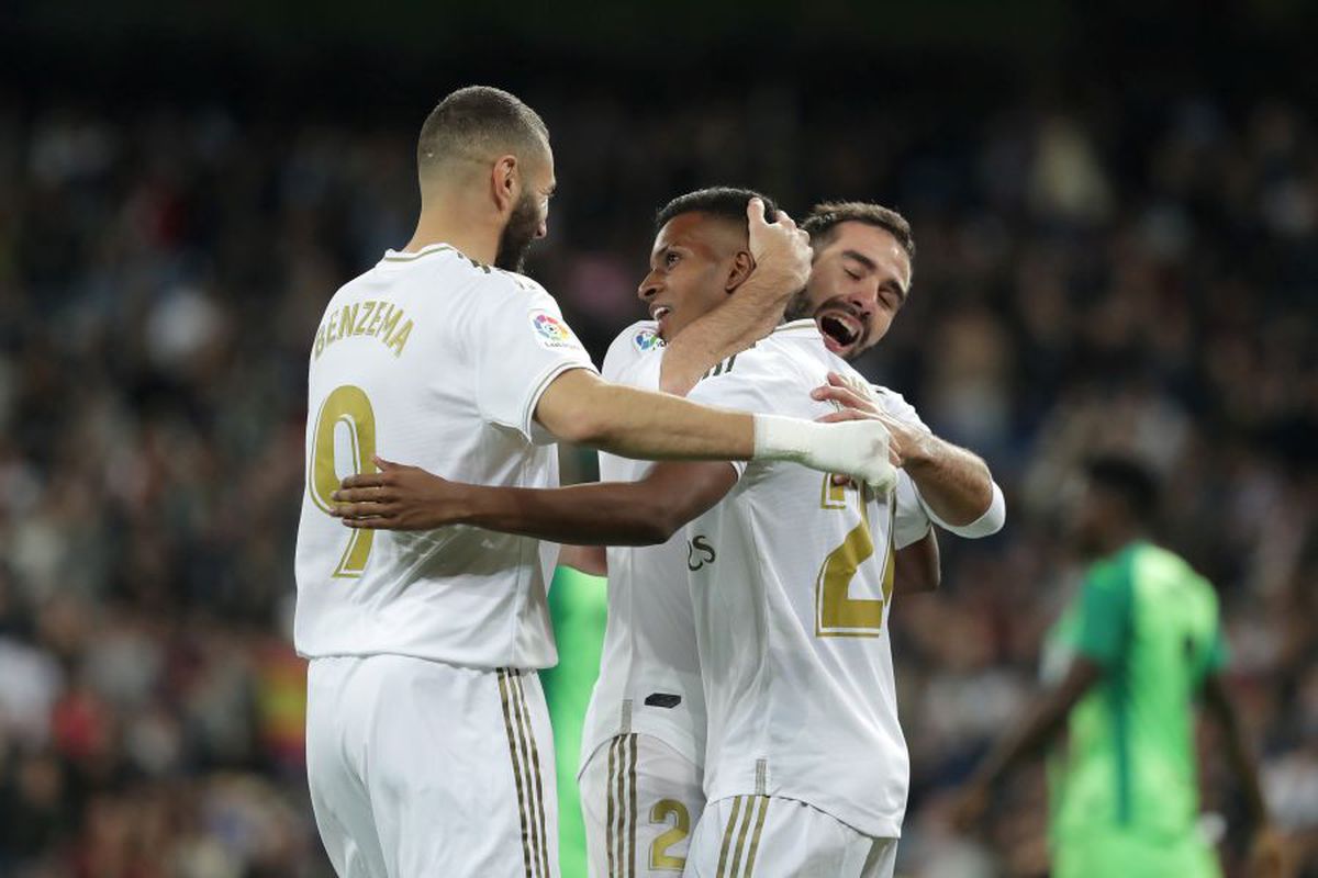 REAL MADRID - LEGANES 5-0 // FOTO+VIDEO Revelaţia Rodrygo » Puștiul de doar 18 ani care a deschis scorul, lăudat în presa spaniolă