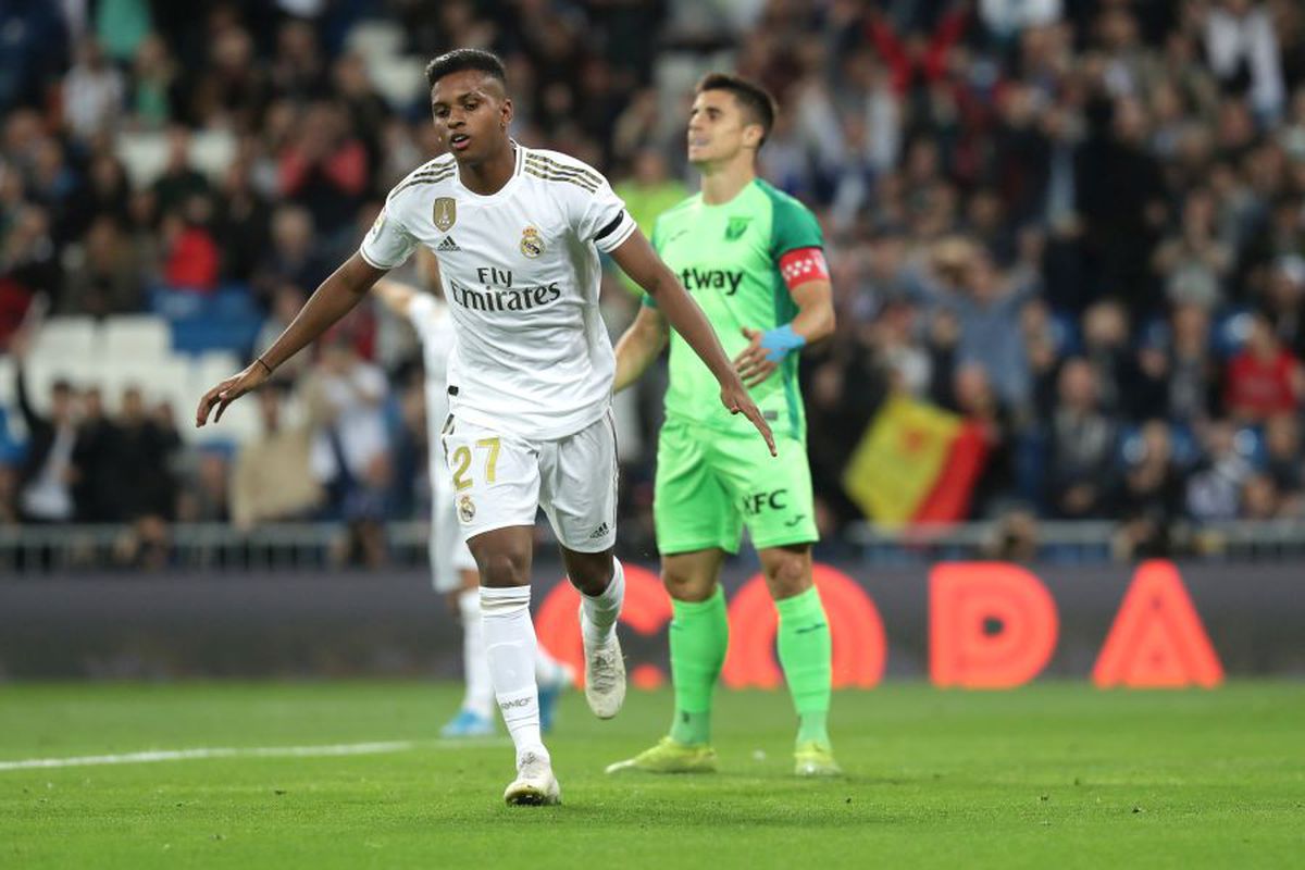 REAL MADRID - LEGANES 5-0 // FOTO+VIDEO Revelaţia Rodrygo » Puștiul de doar 18 ani care a deschis scorul, lăudat în presa spaniolă