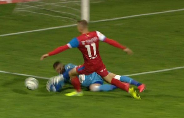 FOTO Greșeli grave de arbitraj în Liga 1! Un penalty dubios şi un gol din ofsaid