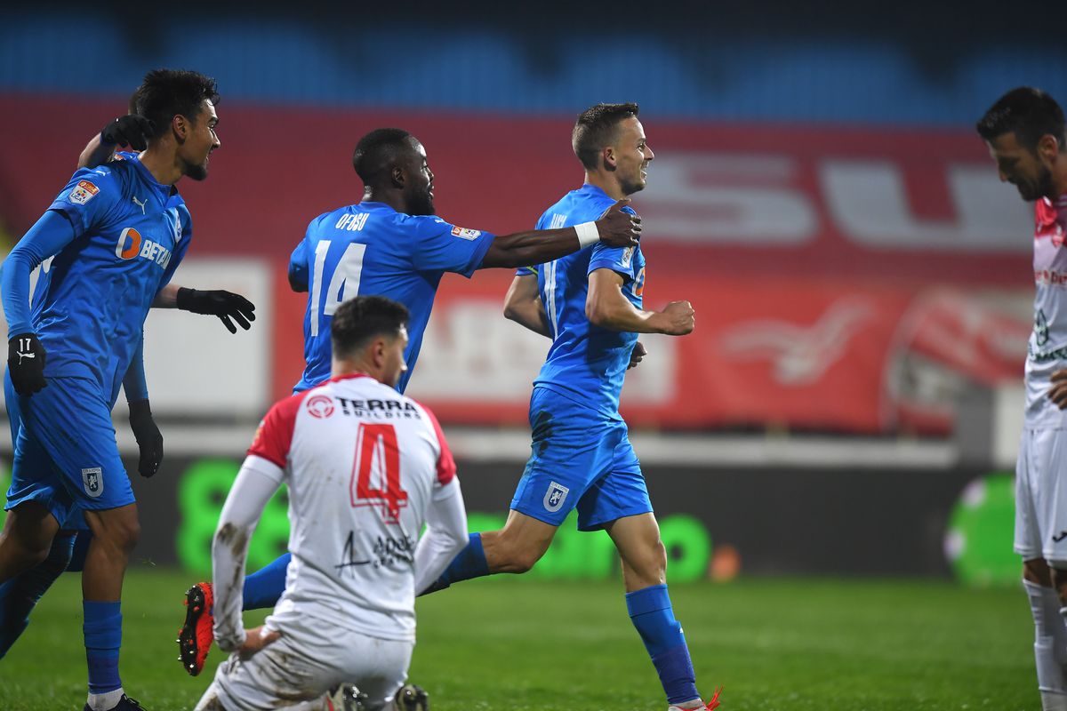 Hermannstadt - CS Universitatea Craiova 0-1 » VIDEO + FOTO Tremurară, dar au fost salvați de căpitan! Clasamentul în Liga 1