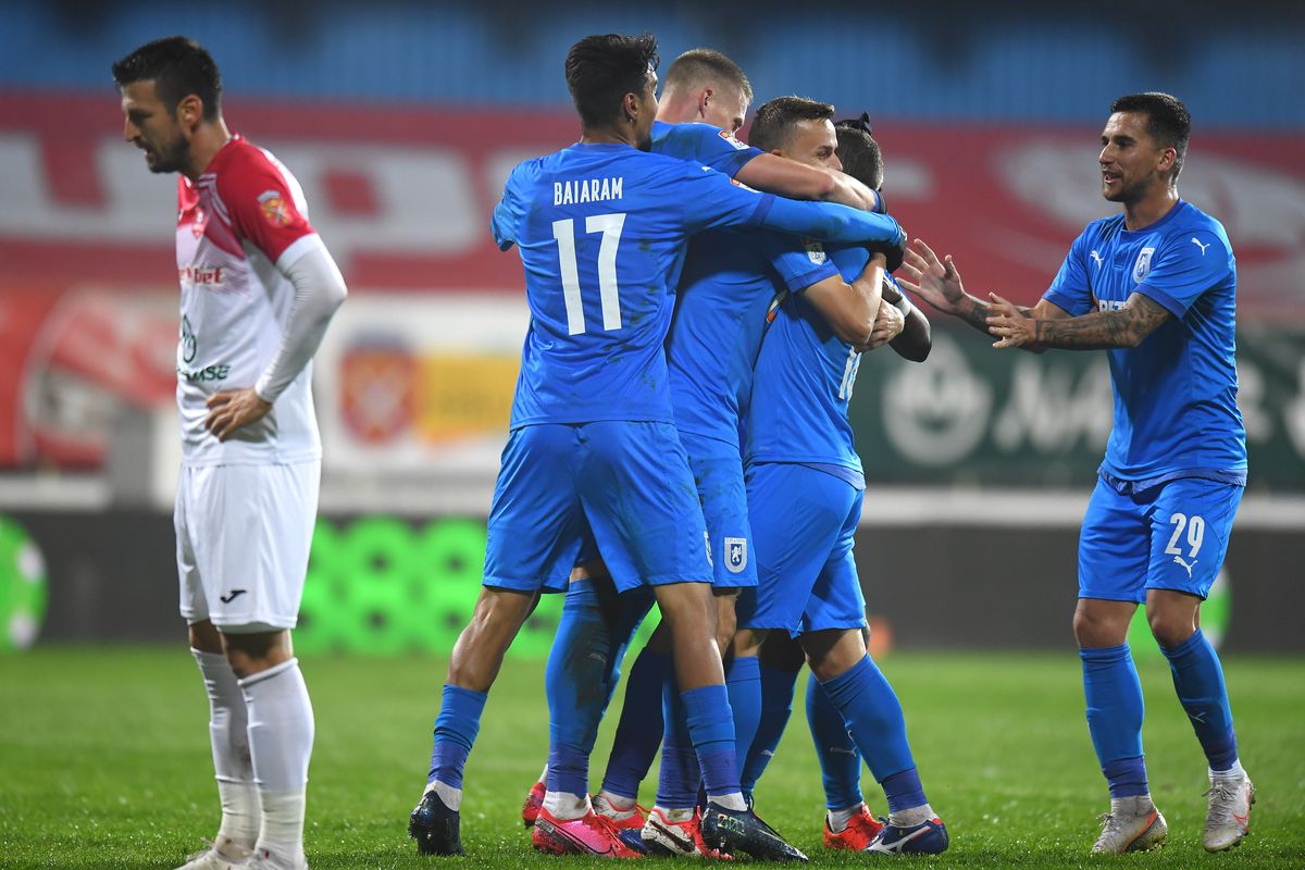 Penalty contestat de Craiova în meciul cu Hermannstadt! Marcel Bîrsan nu a stat pe gânduri