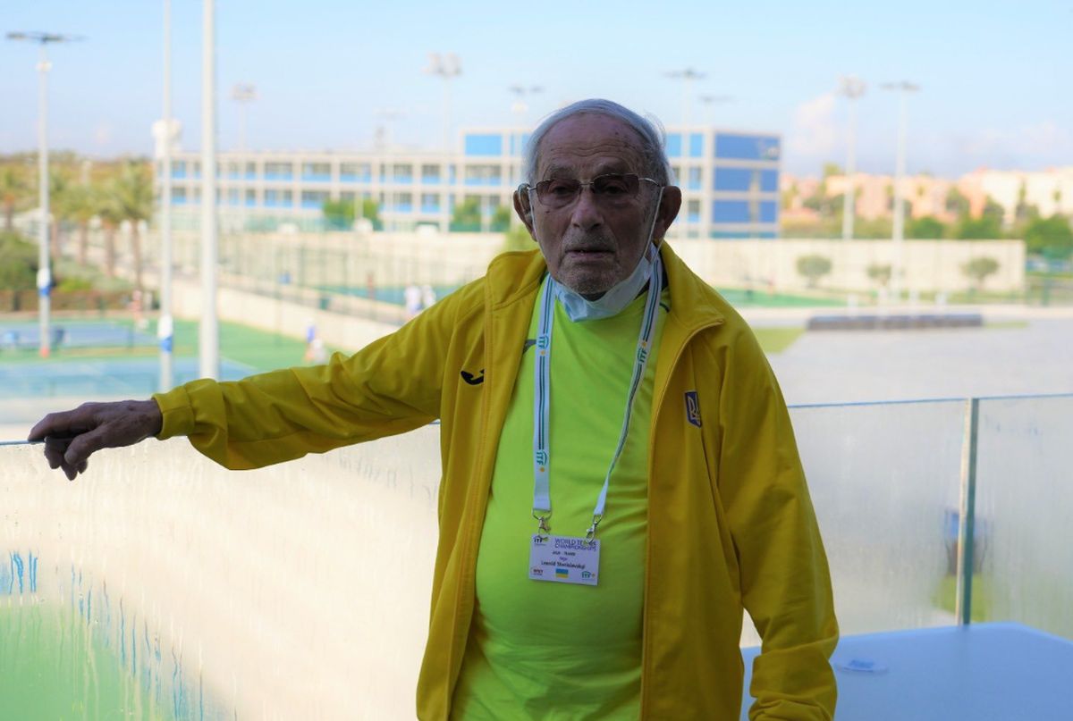 Rafael Nadal - Leonid Stanislavskyi (97 de ani). „Meci” inedit: cel mai vârstnic jucător activ a vizitat academia spaniolului