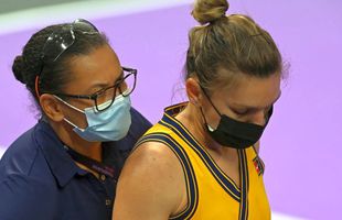 Simona Halep, ultimele informații despre accidentarea la spate: „Joc în continuare cu brâu, cu încălzitor”