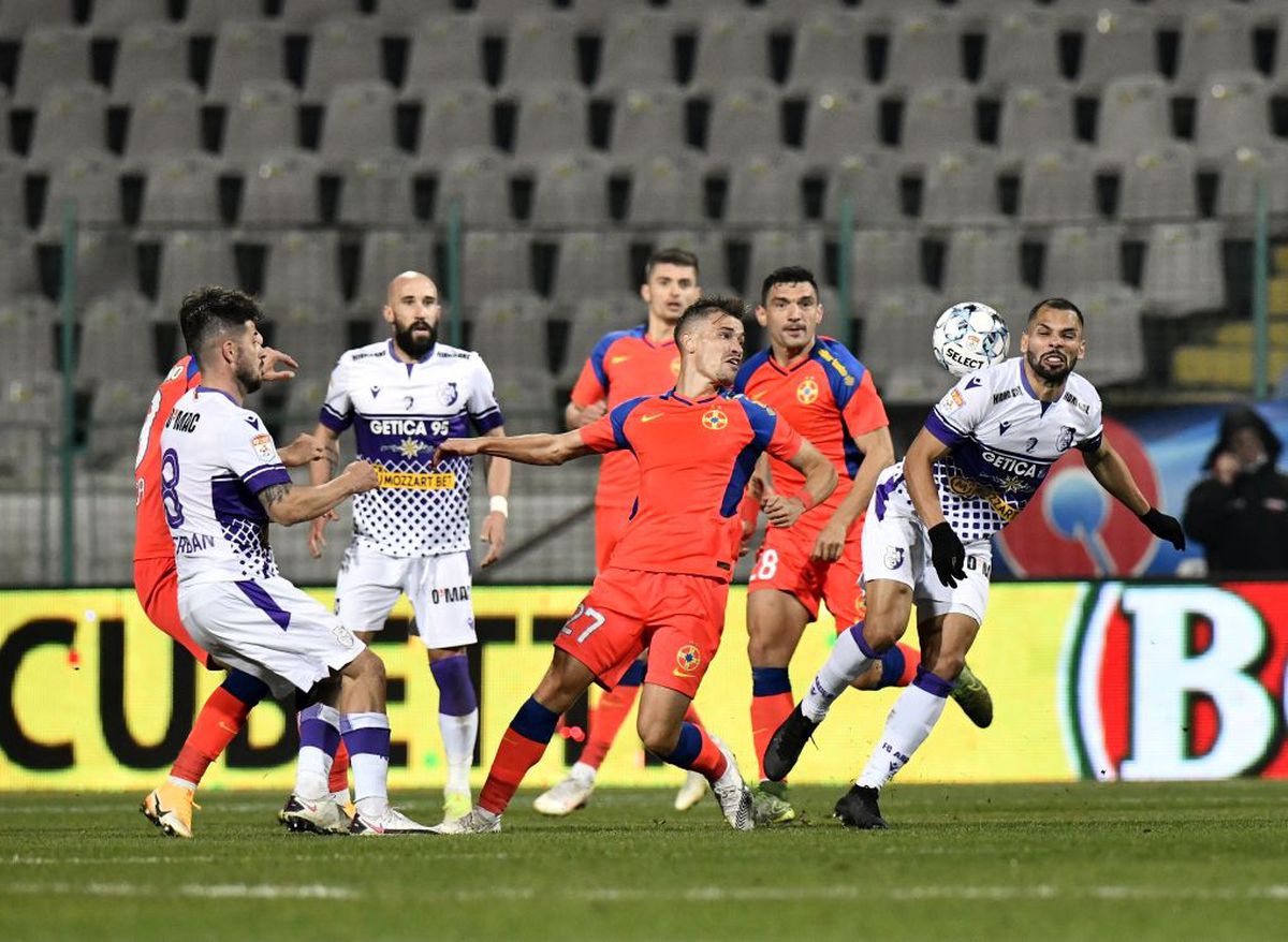 FCSB - FC Argeș 2-1 » A 6-a victorie consecutivă pentru roș-albaștri în Liga 1. Clasamentul actualizat