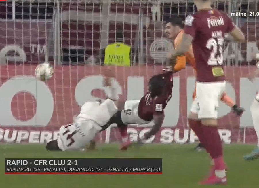 Dezechilibrat, Yuri cade în umărul stâng Conflict major de interese pentru arbitrul-controversat de la Rapid - CFR: firma familiei are contracte cu un club de Liga 1 » Câți bani câștigă arbitrul-consilier public, șef de club și șef de fotbal județean