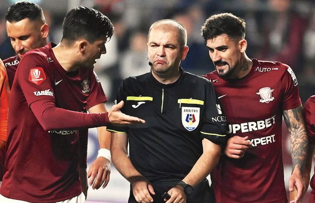 Conflict major de interese pentru arbitrul-controversat de la Rapid - CFR: firma familiei are contracte cu un club de Liga 1 » Câți bani câștigă arbitrul-consilier public, șef de club și șef de fotbal județean