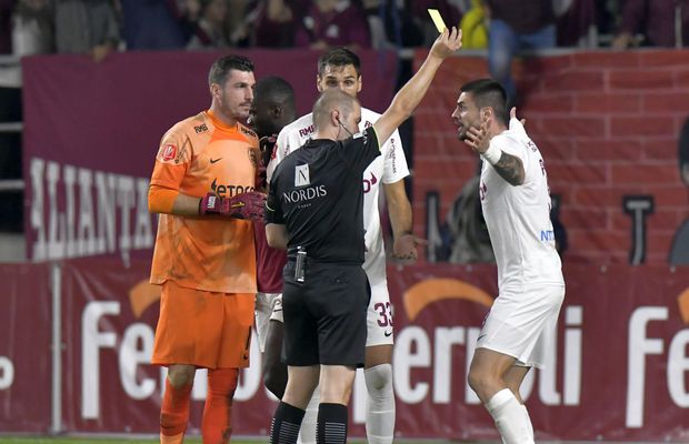 Cătălin Popa l-a sfidat pe Ovidiu Hațegan: arbitrul a refuzat intervenția VAR în Rapid - CFR Cluj!