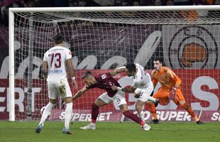 Marko Dugandzic explică faza celui de-al doilea penalty din Rapid - CFR Cluj: „Am simțit contact și am căzut”