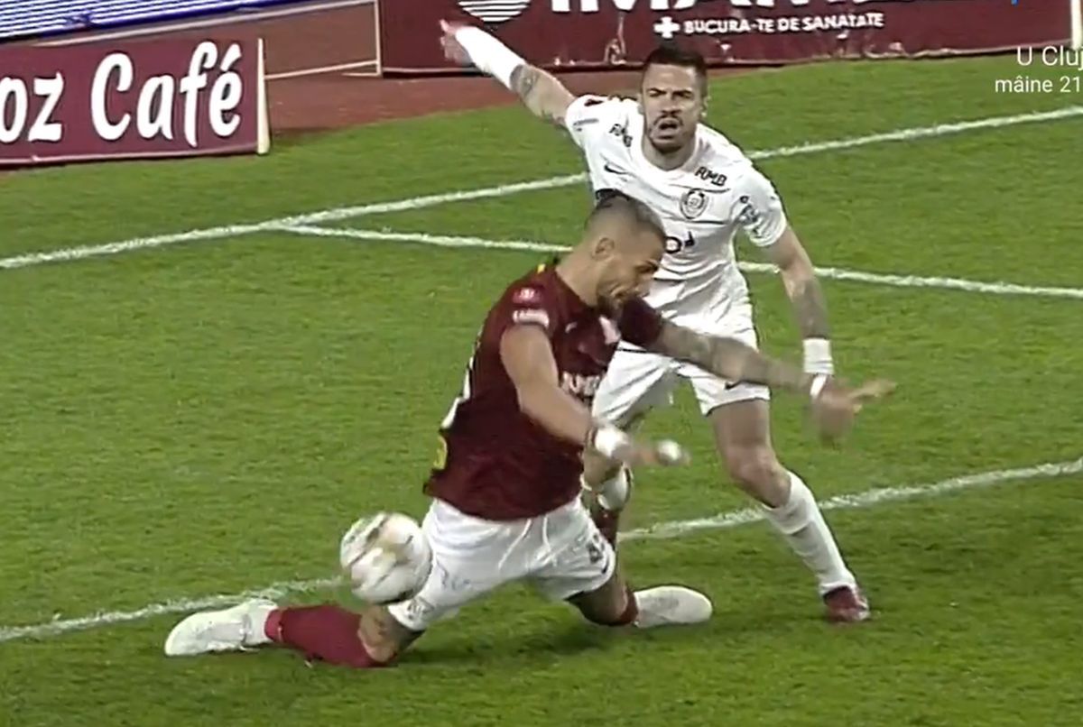 CFR Cluj prezintă 5 presupuse greșeli de arbitraj din meciul cu Rapid: „Pentru cei care au priceput mai greu”