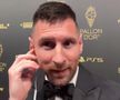 Lionel Messi, dialog spectaculos cu Ibai Llanos la gala Balonului de Aur 2023