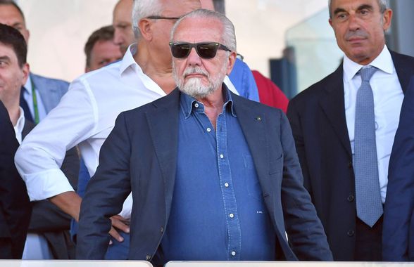 Președintele lui Napoli a făcut scandal la Adunarea Generală și amenință cu boicotul: „Nu îmi las echipa să joace”