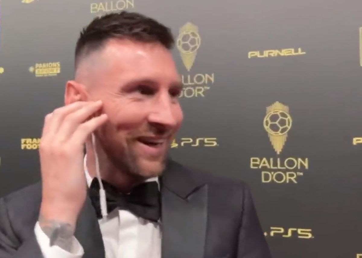 Lionel Messi, dialog spectaculos cu Ibai Llanos la gala Balonului de Aur 2023