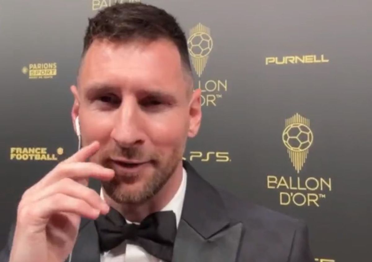 Lionel Messi, dialog spectaculos cu Ibai Llanos la gala Balonului de Aur 2023