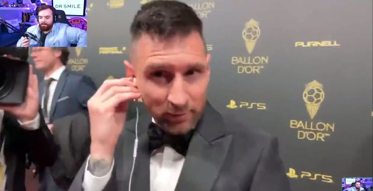 Lionel Messi, dialog spectaculos cu Ibai Llanos la gala Balonului de Aur 2023