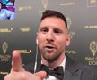 Lionel Messi, dialog spectaculos cu Ibai Llanos la gala Balonului de Aur 2023