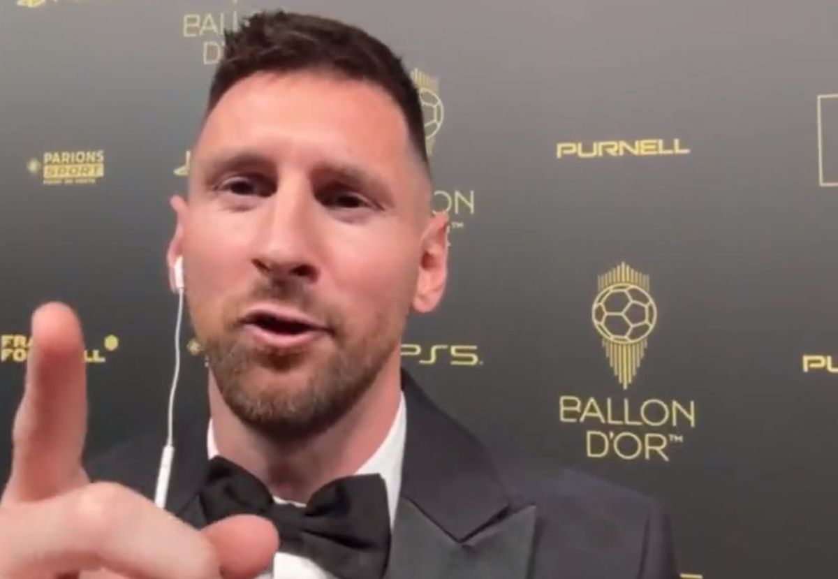 Lionel Messi, dialog spectaculos cu Ibai Llanos la gala Balonului de Aur 2023