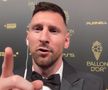 Lionel Messi, dialog spectaculos cu Ibai Llanos la gala Balonului de Aur 2023