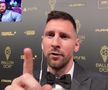 Lionel Messi, dialog spectaculos cu Ibai Llanos la gala Balonului de Aur 2023