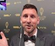 Lionel Messi, dialog spectaculos cu Ibai Llanos la gala Balonului de Aur 2023