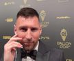 Lionel Messi, dialog spectaculos cu Ibai Llanos la gala Balonului de Aur 2023