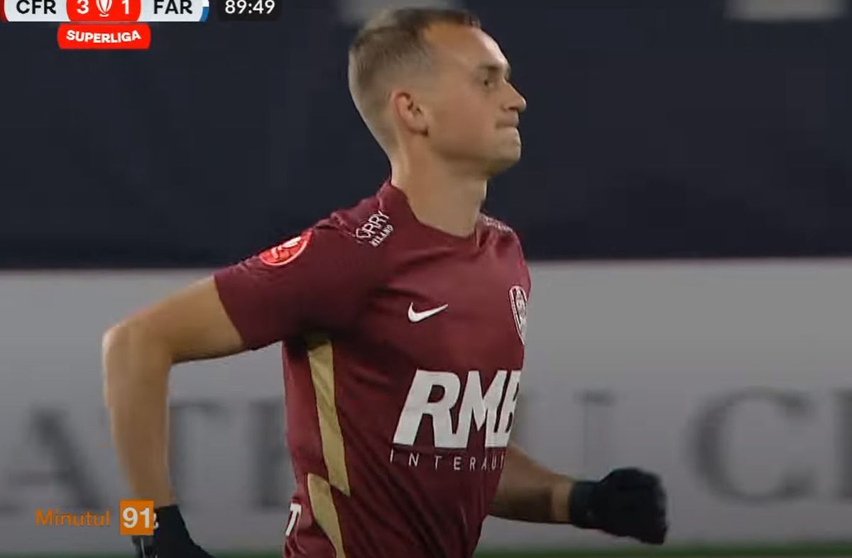 Luca Mihai cu mănuși la CFR Cluj - Farul