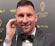 Lionel Messi, dialog spectaculos cu Ibai Llanos la gala Balonului de Aur 2023