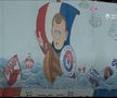 Scenografie dedicată lui Dorinel Munteanu la Oțelul - FCSB: „Băăă... dă-te, bă, la o parte!”