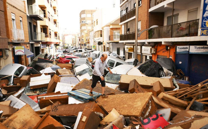 Inundațiile au făcut prăpăd în Valencia, foto: Guliver/gettyimages