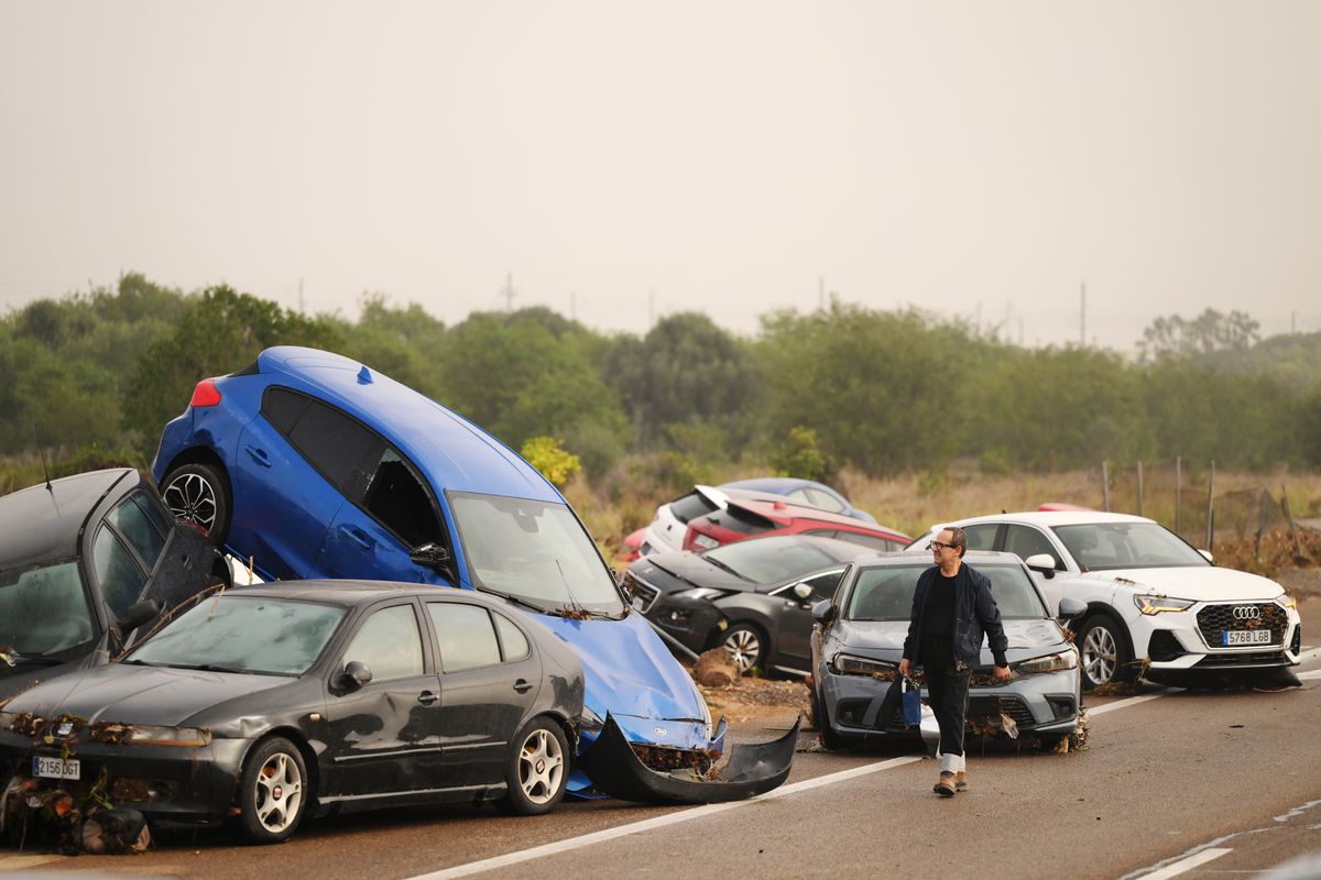 Tragedie fără margini provocată de furtuna devastatoare din Valencia. Foto: Getty Images