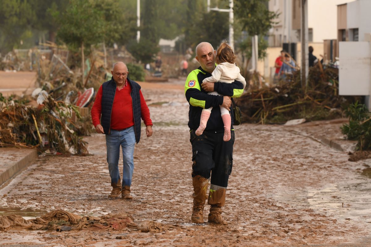 Tragedie fără margini provocată de furtuna devastatoare din Valencia. Foto: Getty Images