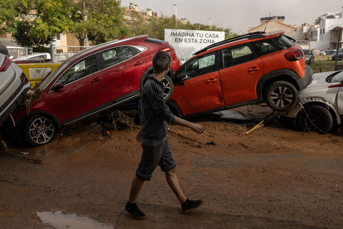 Tragedie fără margini provocată de furtuna devastatoare din Valencia. Foto: Getty Images