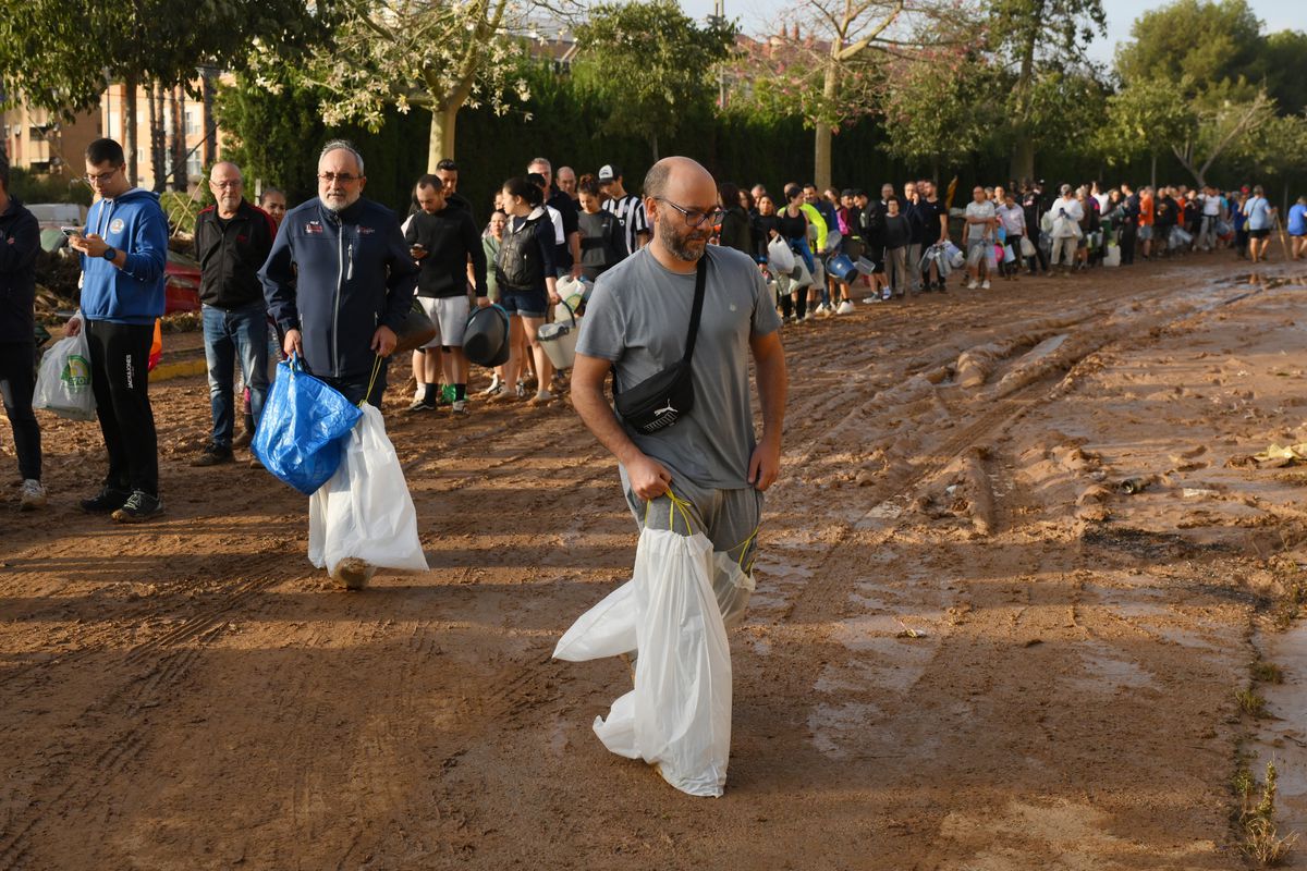 Tragedie fără margini provocată de furtuna devastatoare din Valencia. Foto: Getty Images