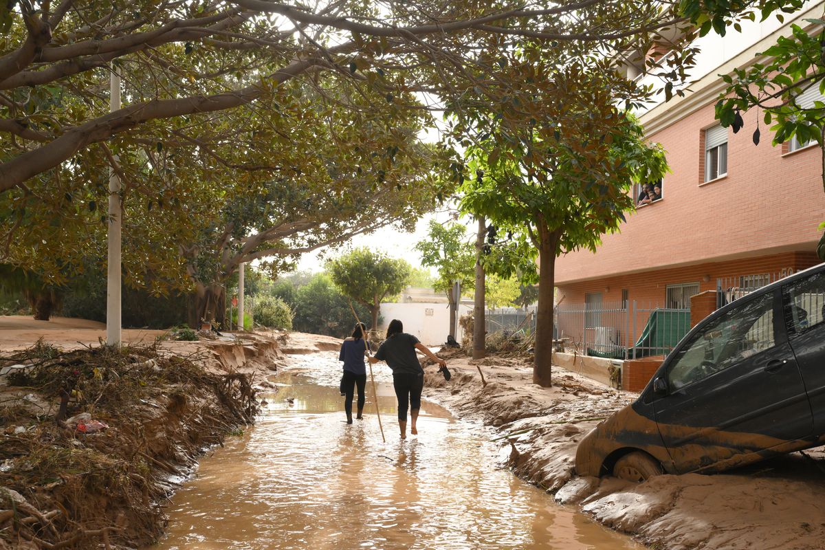 Tragedie fără margini provocată de furtuna devastatoare din Valencia. Foto: Getty Images